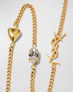 Image 4 of 4: Saint Laurent Opyum Heart Charm Bracelet