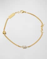 Image 1 of 4: Saint Laurent Opyum Heart Charm Bracelet