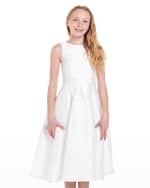 Image 3 of 5: White Label by Zoe Girl's Jackie Bow Dress, Size 4-12