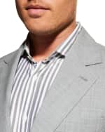 Image 4 of 6: Brunello Cucinelli Men's Wool Three-Button Two-Piece Suit