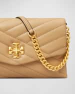 Image 3 of 6: Tory Burch Kira Chevron-Quilted Leather Crossbody Bag