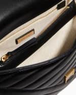 Image 4 of 5: Tory Burch Kira Chevron-Quilted Convertible Shoulder Bag