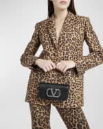 Image 3 of 6: Valentino Garavani Loco VLOGO Small Calfskin Shoulder Bag