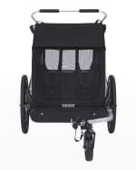 Image 3 of 5: Thule Kid's Coaster XT 2-Seat Bike Trailer, Black