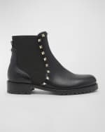 Image 1 of 6: Valentino Garavani Rockstud Beatle Chelsea Ankle Boots