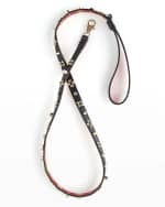 Image 2 of 3: Christian Louboutin Loubileash Cara Spikes Dog Leash, Small