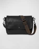 Image 1 of 5: Shinola Men's Canfield Relaxed Leather Messenger Bag