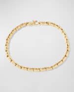 Image 1 of 4: Konstantino Men's 18k Yellow Gold Filigree Chain Bracelet