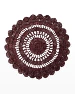 Image 1 of 2: Juliska Macrame Placemat - Cranberry