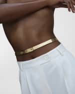 Image 2 of 3: Vaincourt Paris La Ravissante Skinny Leather Belt