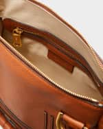 Image 3 of 6: Chloe Marcie Medium Satchel Bag in Grained Calfskin
