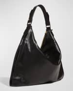 Image 5 of 6: Jimmy Choo Ana Zip Calf Leather Hobo Bag