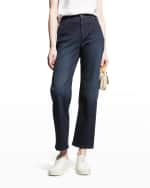 Image 2 of 5: Eileen Fisher Stretch Organic Cotton High-Waist Ankle Jeans
