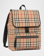 Image 2 of 5: Burberry Kid's Dewey Vintage Check Backpack