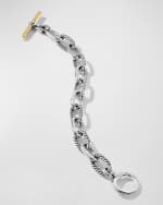 Image 3 of 5: David Yurman 11mm DY Madison Toggle Chain Bracelet in Silver