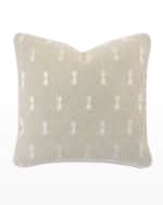 Image 1 of 2: Eastern Accents Palisades Embroidered 22" Decorative Pillow