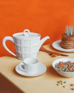 Image 3 of 3: Bernardaud Naxos Oval Platter, 15"