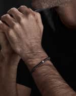 Image 2 of 4: David Yurman Men's Spiritual Bead Evil Eye Bracelet with Gemstones in Silver, 4mm