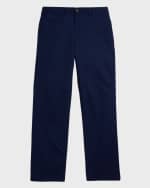 Image 6 of 7: Ralph Lauren Childrenswear Boy's Flat Front Chino Pants, Size 4-14