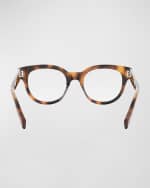 Image 5 of 5: Celine Havana Acetate Cat-Eye Optical Glasses