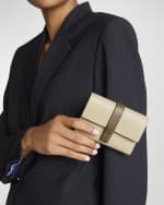 Image 2 of 4: Loewe Trifold Wallet in Grained Leather