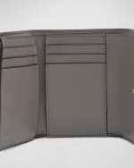 Image 4 of 4: Loewe Trifold Wallet in Grained Leather