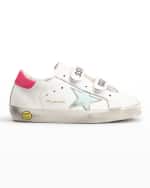 Image 1 of 5: Golden Goose Girl's Old School Low-Top Sneakers, Size Toddler/Kids