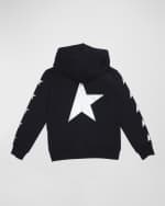 Image 2 of 3: Golden Goose Boy's Star-Printed Hoodie, Size 4-10