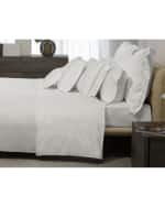 Image 2 of 3: Signoria Firenze Nuvola Percale 600 Thread Count King Sheet Set