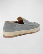 Image 4 of 5: Paul Stuart Men's St. Croix Suede Espadrilles