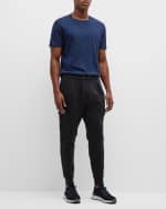 Image 2 of 6: Ralph Lauren Purple Label Men's Heathered Cargo Jogger Pants