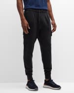 Image 3 of 6: Ralph Lauren Purple Label Men's Heathered Cargo Jogger Pants