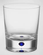 Image 1 of 6: Orrefors Intermezzo Blue Double Old Fashioned Glass, 11 oz.