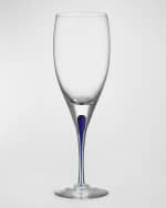 Image 1 of 2: Orrefors Intermezzo Blue White Wine Glass, 6 oz.