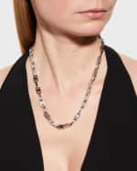 Image 2 of 4: Roberto Coin White Gold Anchor-Link Necklace, 24"L