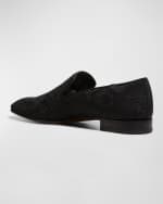 Image 4 of 6: Paul Stuart Men's Harrier Silk Venetian Loafers