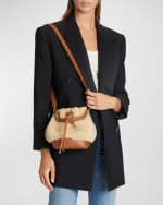 Image 2 of 5: Saint Laurent Small Bucket Bag in Shearling and Leather