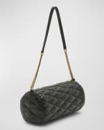 Image 4 of 6: Saint Laurent Sade Medium YSL Tube Shoulder Bag in Quilted Smooth Leather