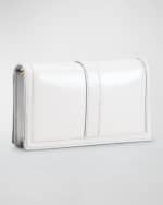 Image 5 of 6: Versace Greca Goddess Leather Wallet on Chain