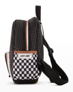 Image 2 of 4: Light+Nine Kid's Little Miss Checkered Black Backpack