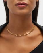 Image 2 of 5: Saint Laurent Classic Curb Chain Short Necklace