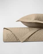 Image 1 of 2: Home Treasures Basketweave Quilting Coverlet and Shams - King