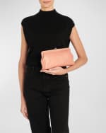 Image 2 of 5: Il Bisonte Manuela Vegetable-Tanned Leather Clutch Bag