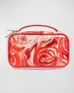 Image 2 of 5: Stephanie Johnson Miami Tangerine Tango Claire Medium Makeup Case