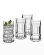 Image 4 of 5: Mikasa Lawrence 12 oz. Highball Glasses, Set of 4