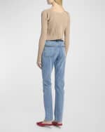 Image 4 of 6: Jacquemus Palu Logo Script Rib Cardigan