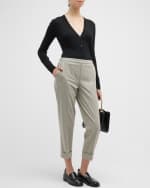 Image 5 of 6: Brochu Walker Westport Cuffed Ankle Pants