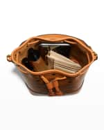 Image 4 of 6: MCM Dessau Visetos Mini Drawstring Bucket Bag