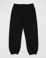 Image 4 of 4: Palm Angels Boy's Classic Logo-Print Sweatpants, Size 4-10