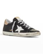 Image 2 of 5: Golden Goose Superstar Leather Glitter Low-Top Sneakers